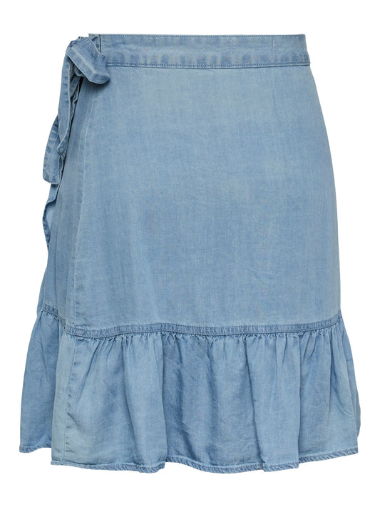 PCVILMA Skirt - Light Blue Denim